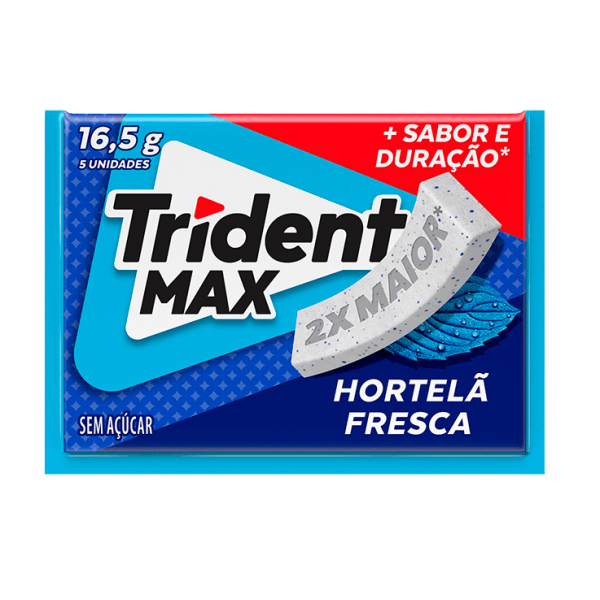 Chiclete Trident Hortelã Fresca 16,5g